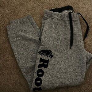 Roots Salt & Pepper Sweatpants.  Size M